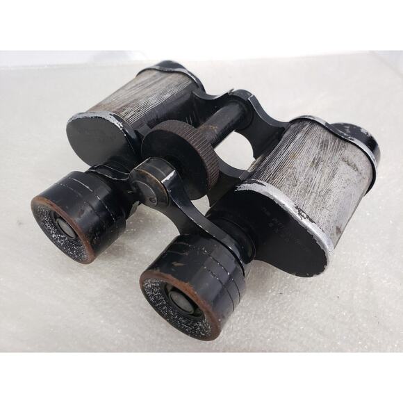 BINOCULARS B.K. ELLIOTT PITTSBURGH-CLEVELAND 8X26 "PITTSBURGHER" FRANCE WWII VTG - Picture 12 of 12
